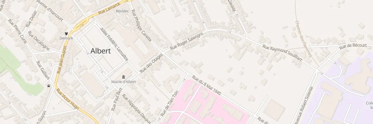 Plan du 4 Rue de Tien Tsin à Albert