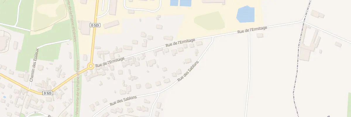 Plan du 62 Rue de l’Ermitage à Estrées-Saint-Denis