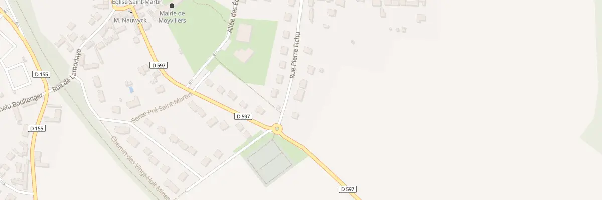 Plan du 157 Rue Pierre Fichu à Moyvillers