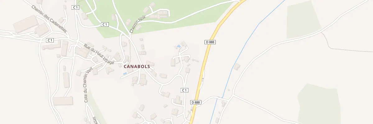 Plan du 5509 Canabols à La Loubière