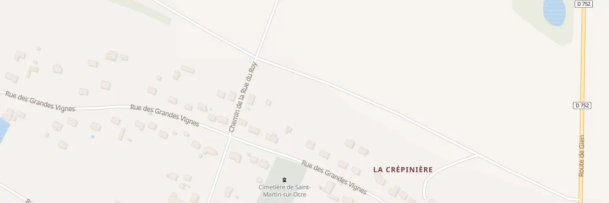 Plan du 404 Rue des Grandes Vignes à Saint-Martin-sur-Ocre