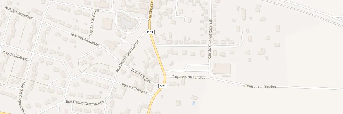 Plan du 2B Rue le Brix à Avord