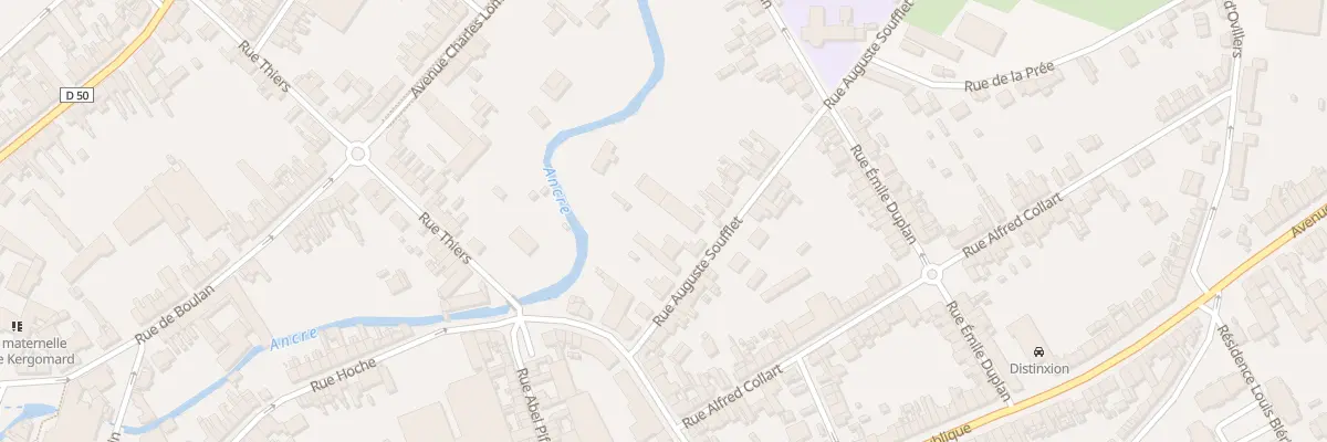 Plan du 23 Rue Auguste Soufflet à Albert