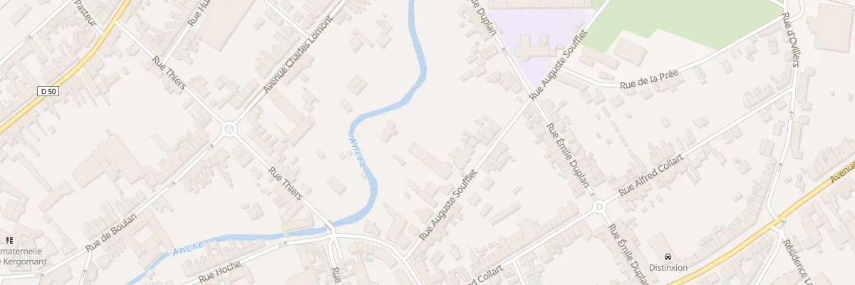 Plan du 29 Rue Auguste Soufflet à Vironchaux