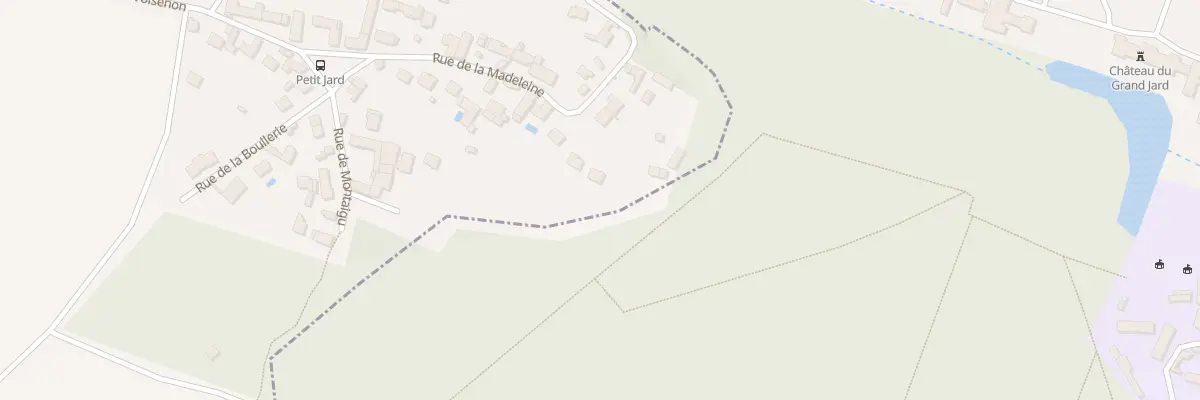 Plan du 1B Rue de la Queue du Loup à Vert-Saint-Denis