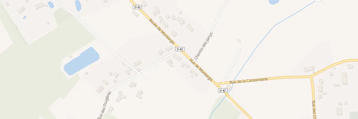 Plan du 43 Rue de Montargis à Varennes-Changy