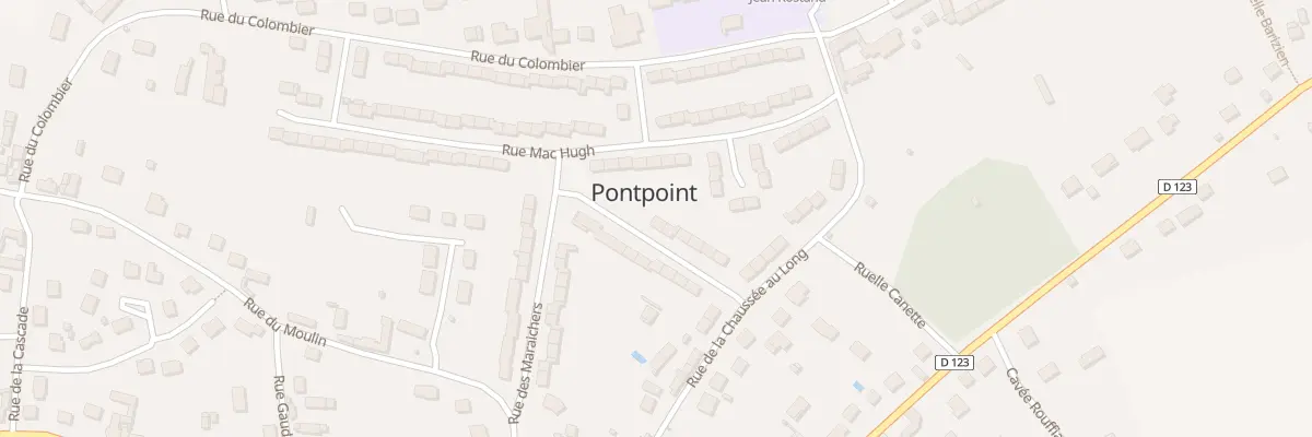 Plan du 74 Rue des Haricans à Pontpoint