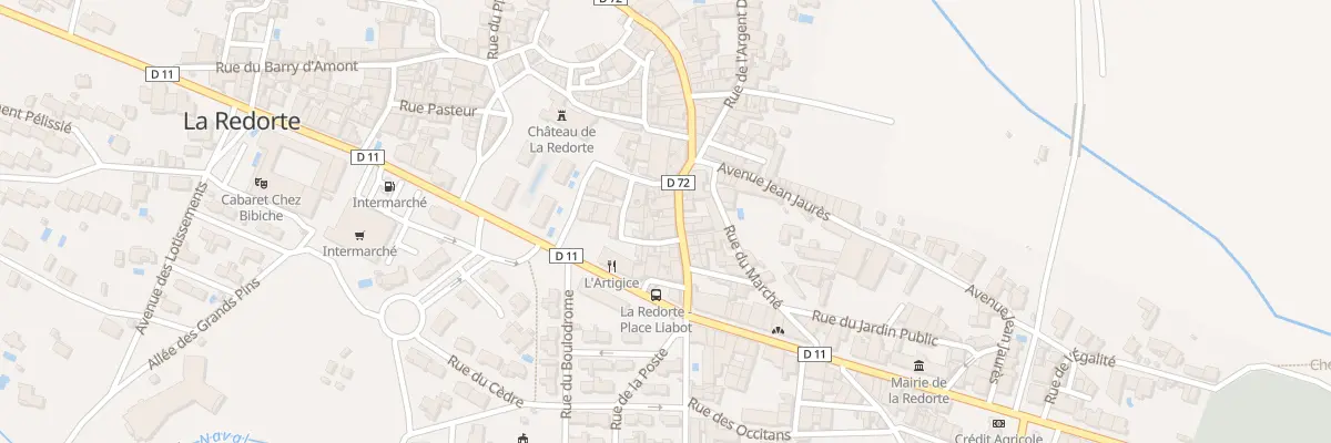 Plan du 10 Av Jean Moulin à La Redorte