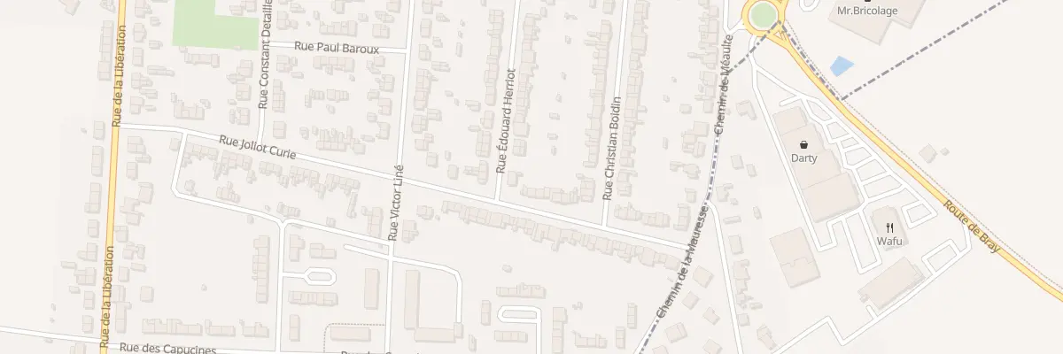 Plan du 13 Rue Jules Verne à Albert