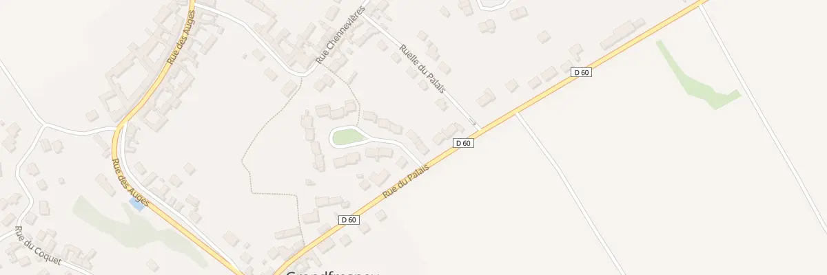 Plan du 226 Rue du Clos Missi Souplet à Grandfresnoy