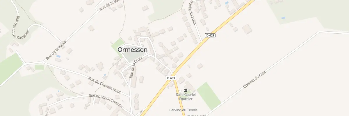 Plan du 16 Rue de Beaumont à Ormesson