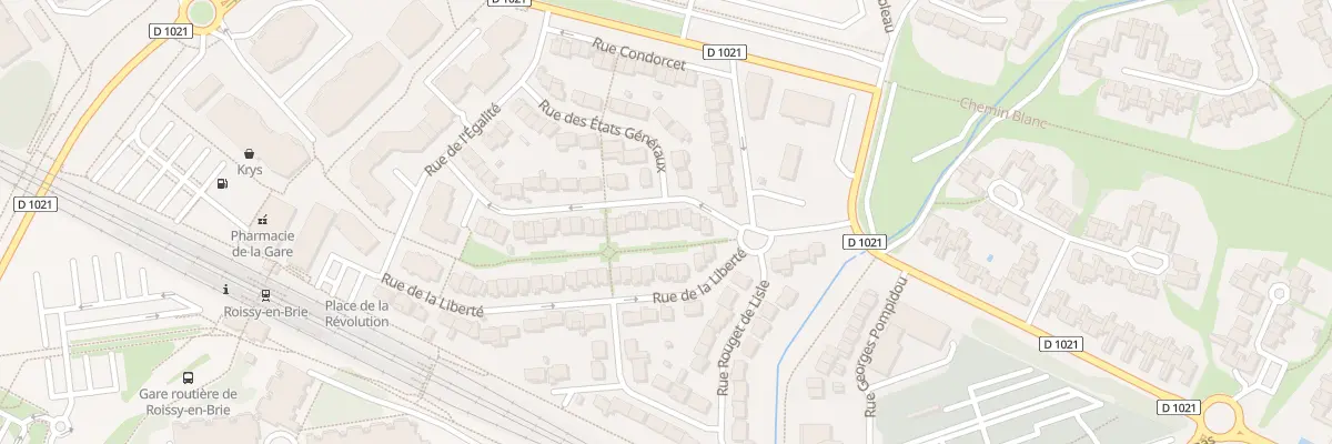 Plan du 55 Rue de la Liberté à Roissy-en-Brie