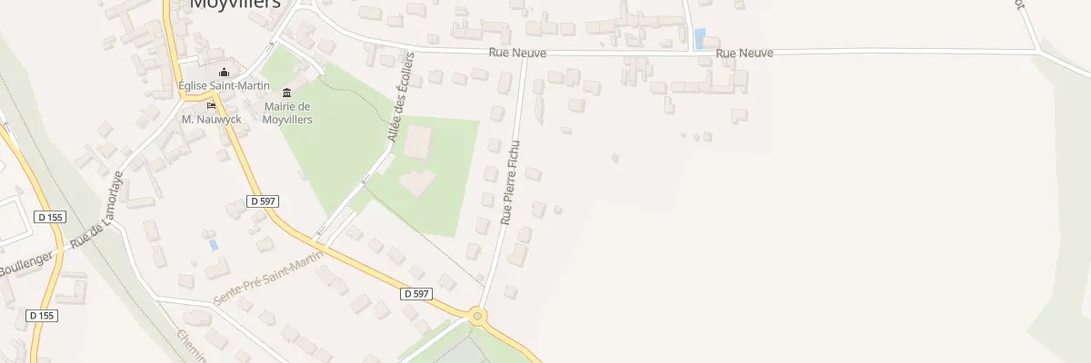 Plan du 97 Rue Pierre Fichu à Moyvillers