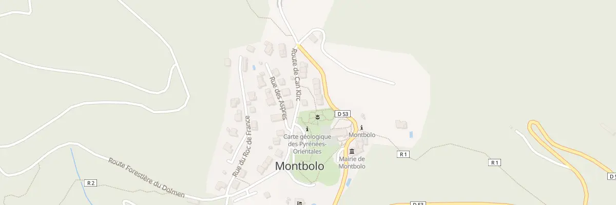 Plan du 67 Serres de Montbolo à Montbolo