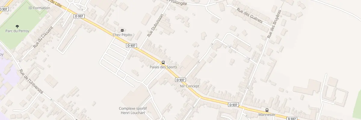Plan du 935 Rue de Lille à Béthune