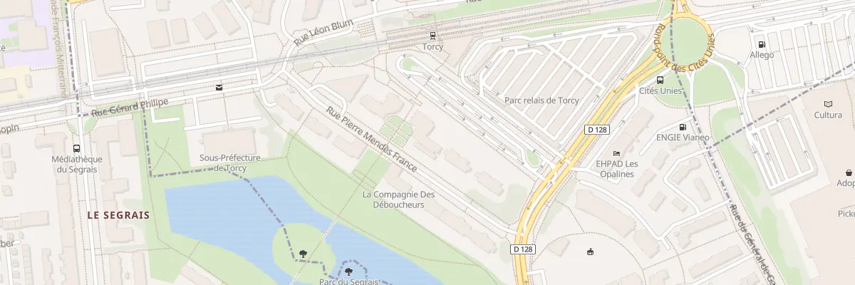 Plan du 9 Rue Pierre Mendes France à Torcy