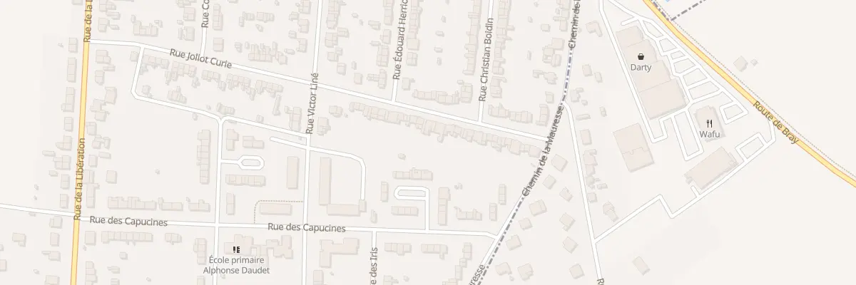Plan du 40 Rue Jules Verne à Albert