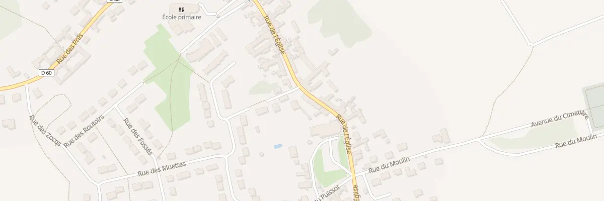 Plan du 284 Rue de l’Eglise à Grandfresnoy