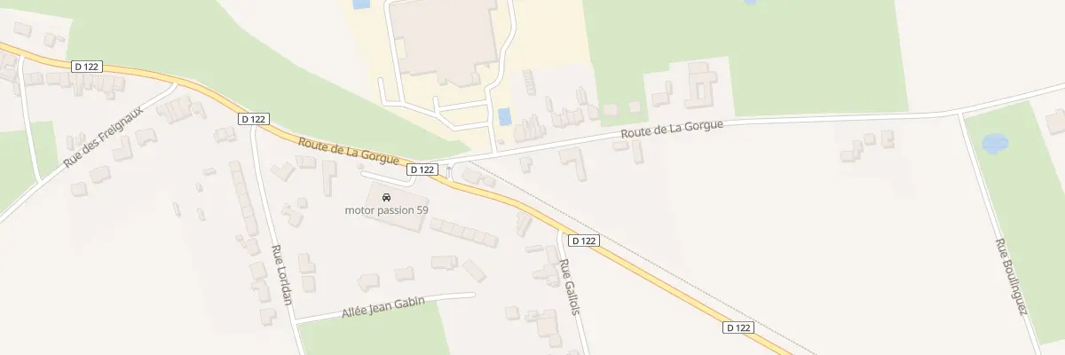 Plan du 166 Rue de la Gorgue à Merville