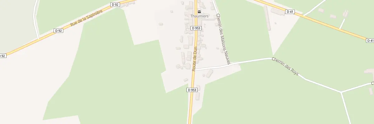 Plan du 4 Rue Principale à Thaumiers