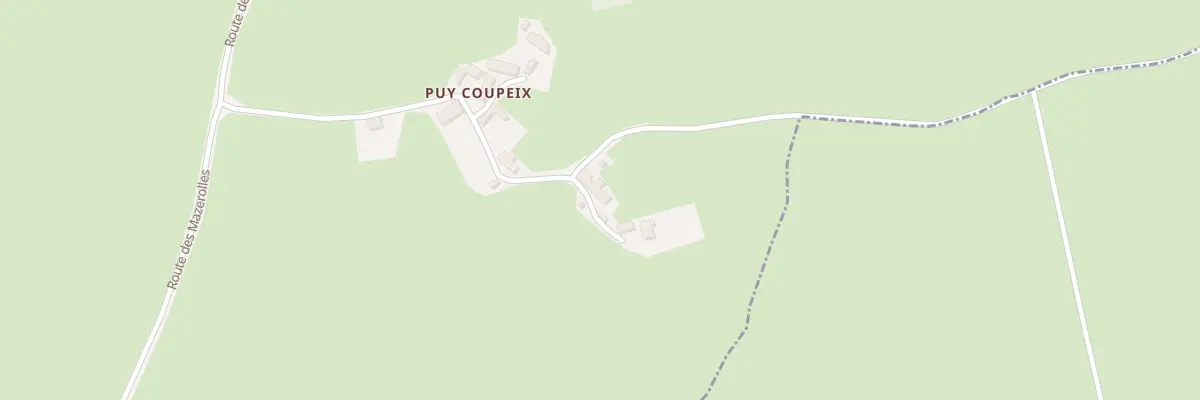 Plan du 5009 Puy Coupeix à Saint-Hilaire