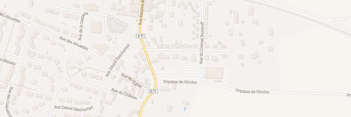 Plan du 2 Rue le Brix à Avord