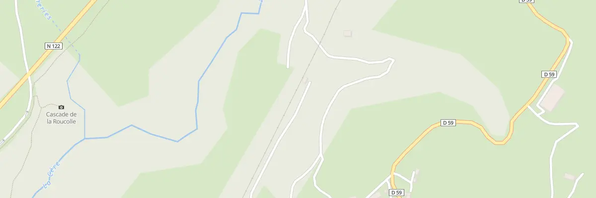 Plan du 5265 Lespinasse à Thiézac