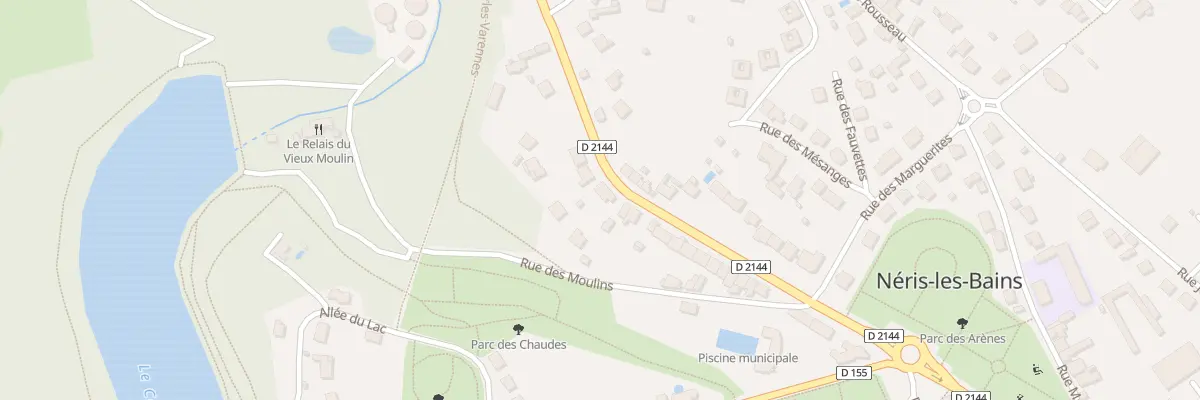 Plan du 35 Rue General de Gaulle à Néris-les-Bains