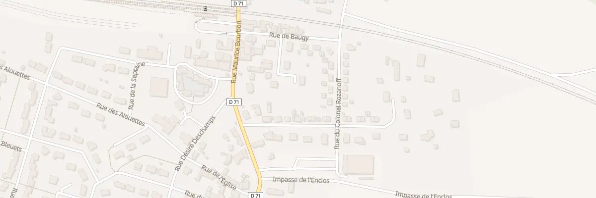 Plan du 9 Rue le Brix à Avord