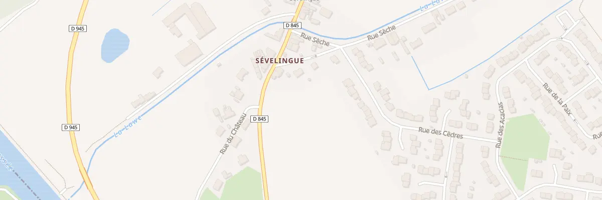 Plan du 14 Rue de Sévelingue à Essars