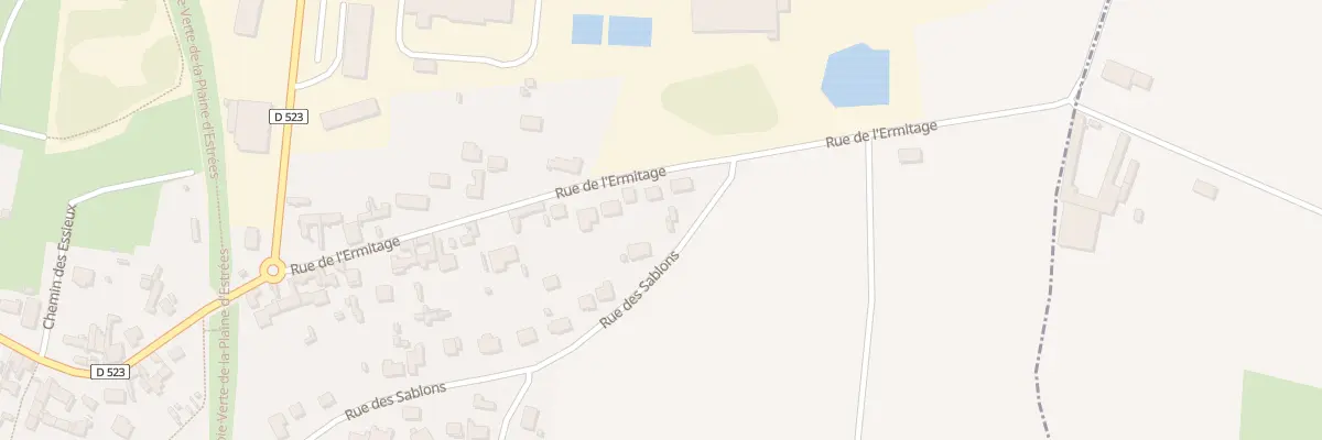 Plan du 66 Rue de l’Ermitage à Estrées-Saint-Denis