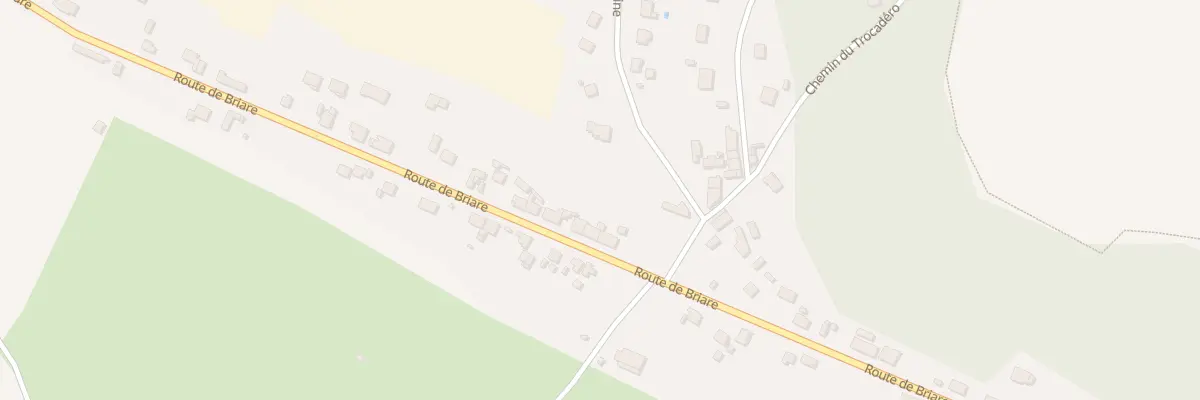Plan du 91 Rte de Briare à Gien