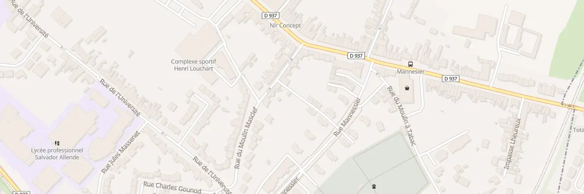 Plan du 73 Rue du Moulin Masclef à Béthune