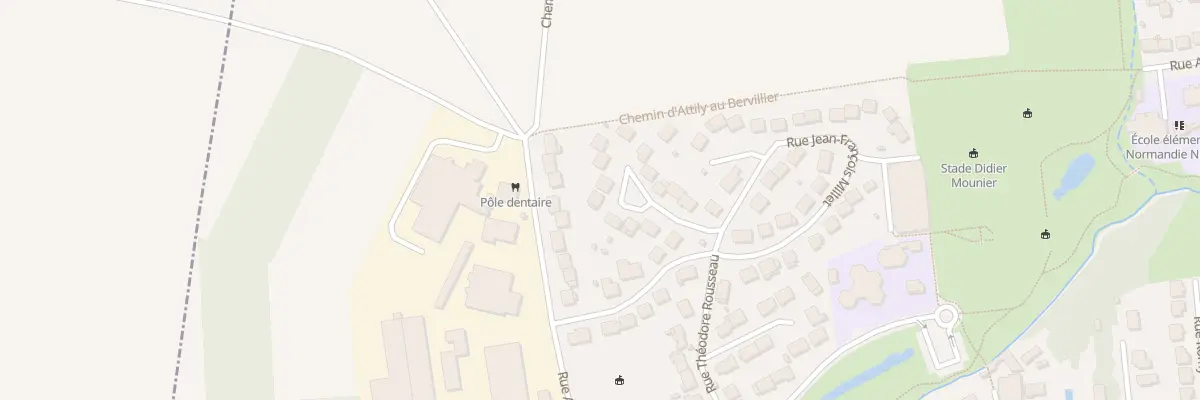 Plan du 9 Rue Jean-baptiste Corot à Chevry-Cossigny