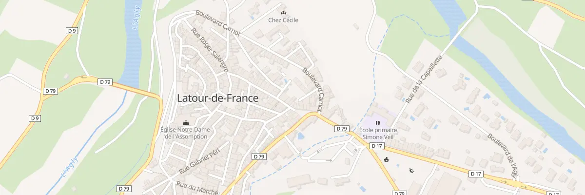 Plan du 3 Rue Notre Dame à Latour-de-France