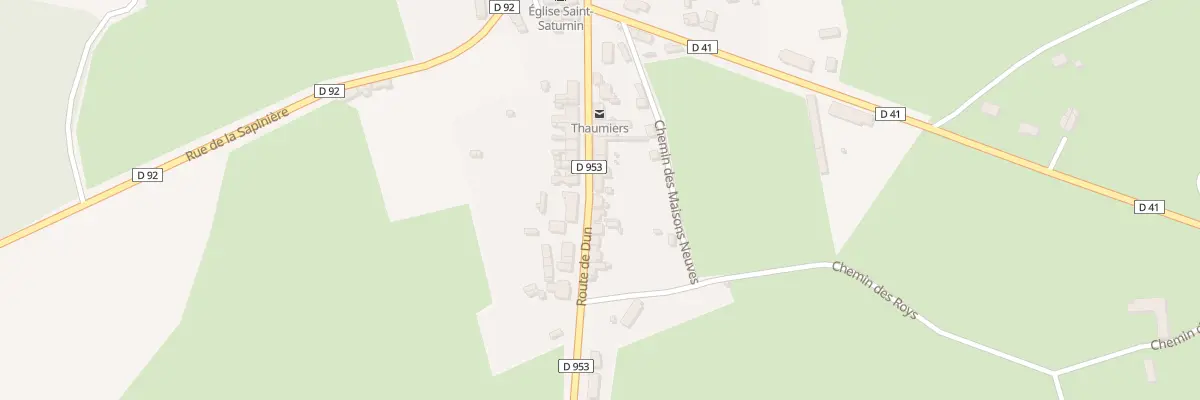 Plan du 17 Rue Principale à Thaumiers