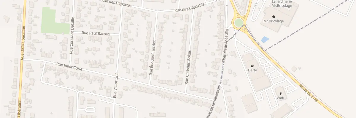 Plan du 44 Rue Christian Boidin à Albert