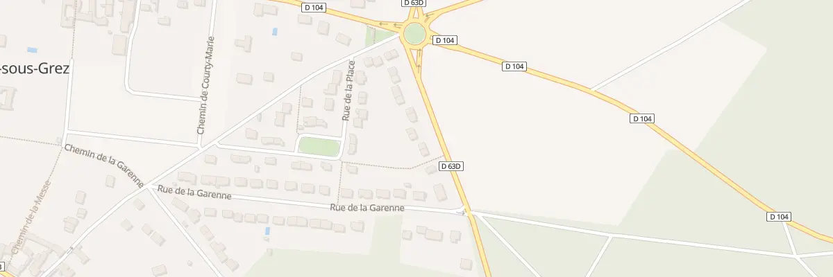 Plan du 9 Rue des Bordeaux à Villiers-sous-Grez