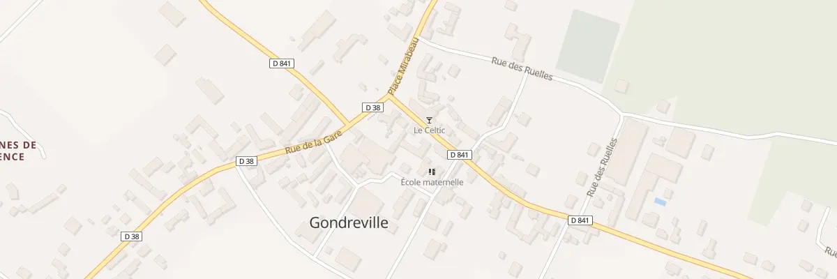 Plan du 6 Rue Georges Pallain à Gondreville