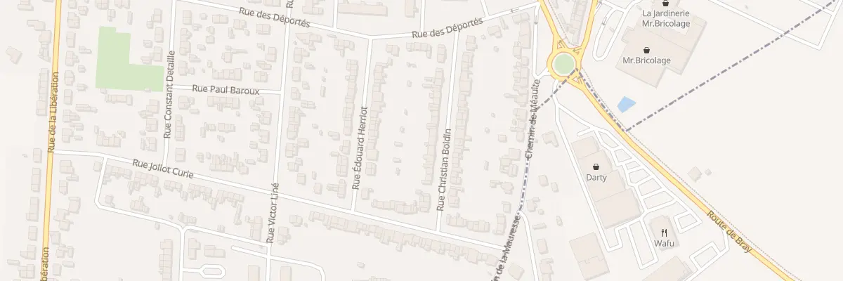 Plan du 38 Rue Christian Boidin à Albert
