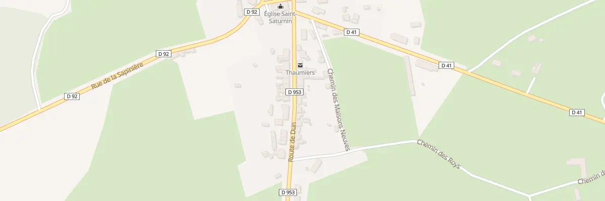 Plan du 19 Rue Principale à Thaumiers
