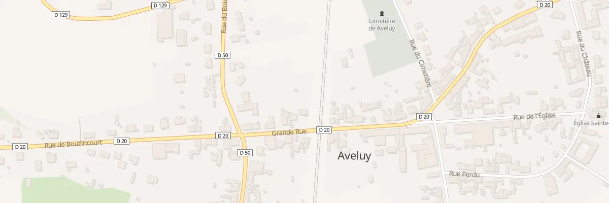 Plan du 12 Gr Grande Rue à Aveluy