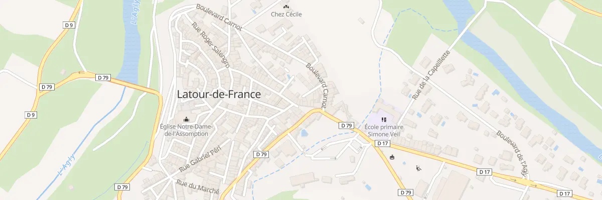 Plan du 5 Pl Marcel Vié à Latour-de-France