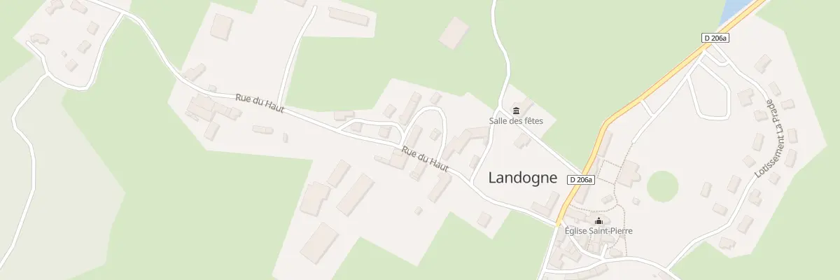 Plan du 5020 Le Bourg à Landogne