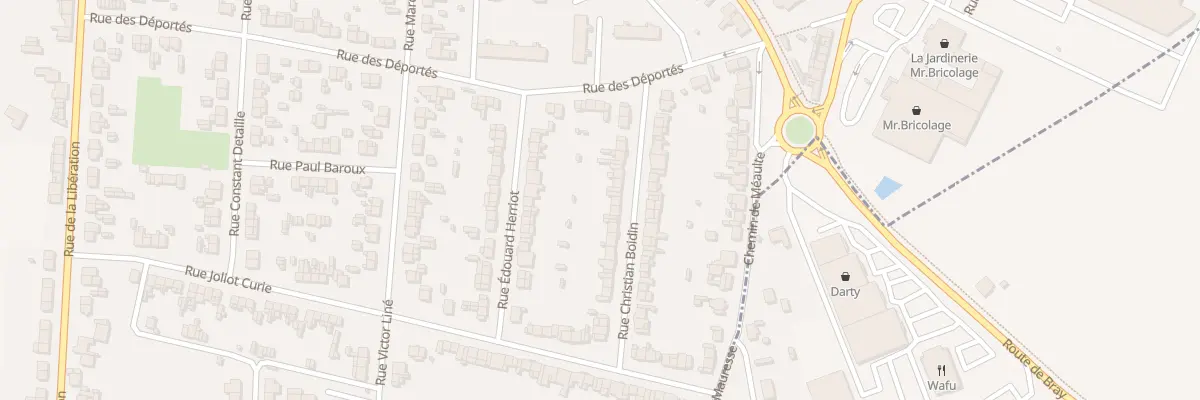 Plan du 26 Rue Christian Boidin à Albert