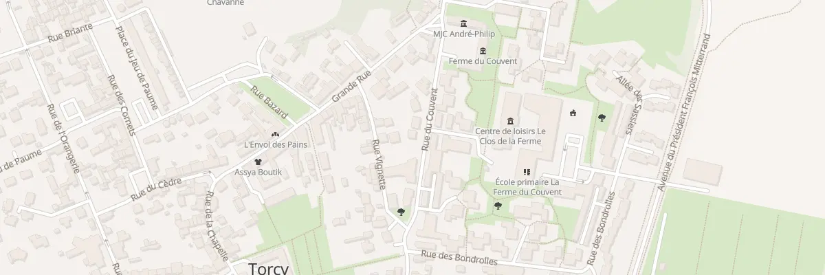 Plan du 7 Rue du Couvent à Torcy