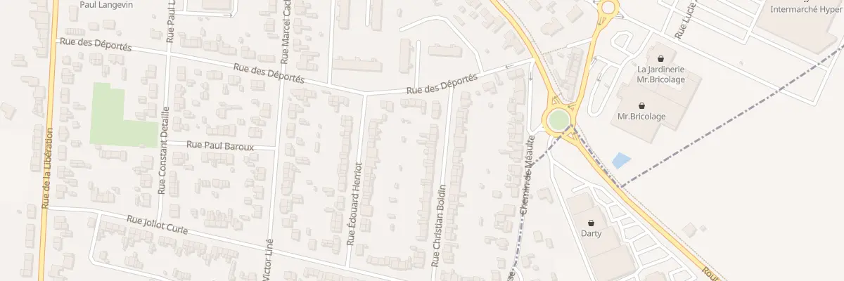 Plan du 14 Rue Christian Boidin à Albert