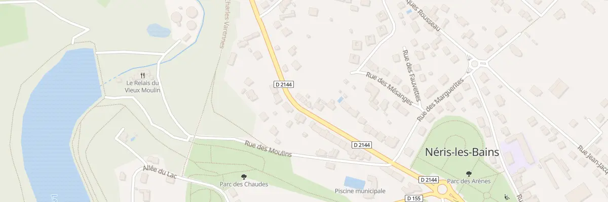 Plan du 24 Rue General de Gaulle à Néris-les-Bains