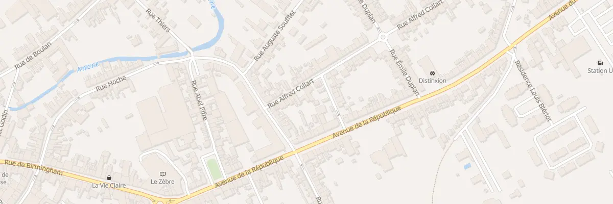 Plan du 20 Rue Alfred Collart à Albert