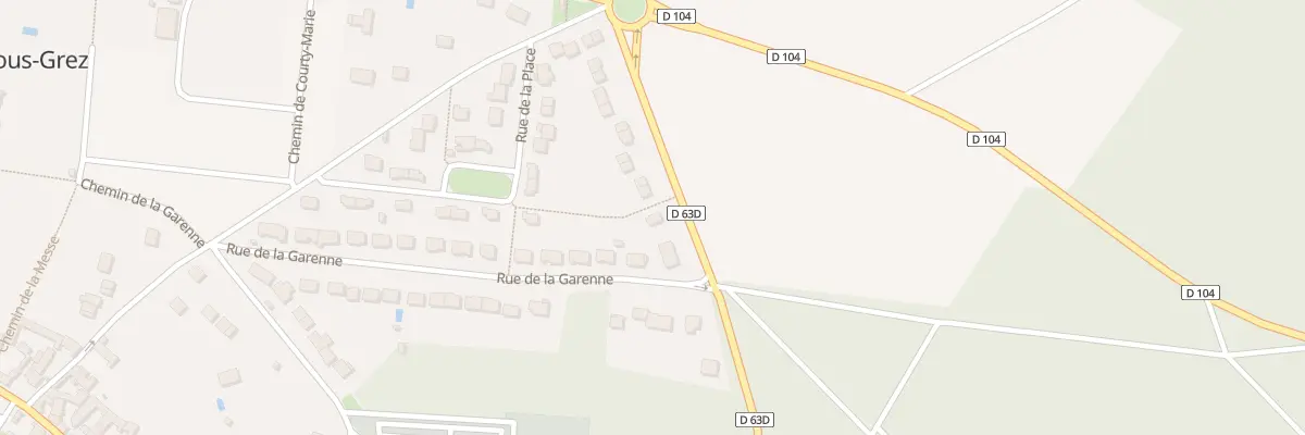 Plan du 3 Rue des Bordeaux à Villiers-sous-Grez